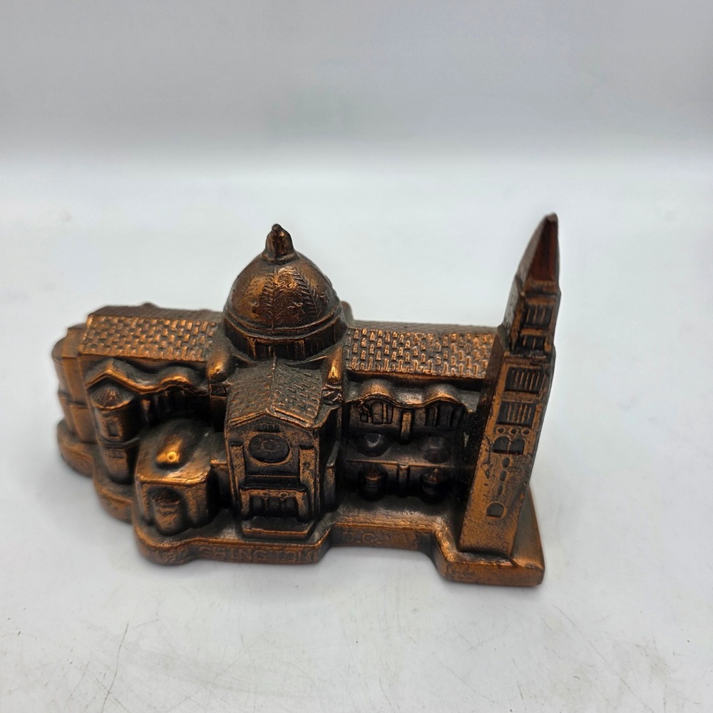 Vintage Venice Italy St Marks Square Basilica Campanile Metal Souvenir Miniature